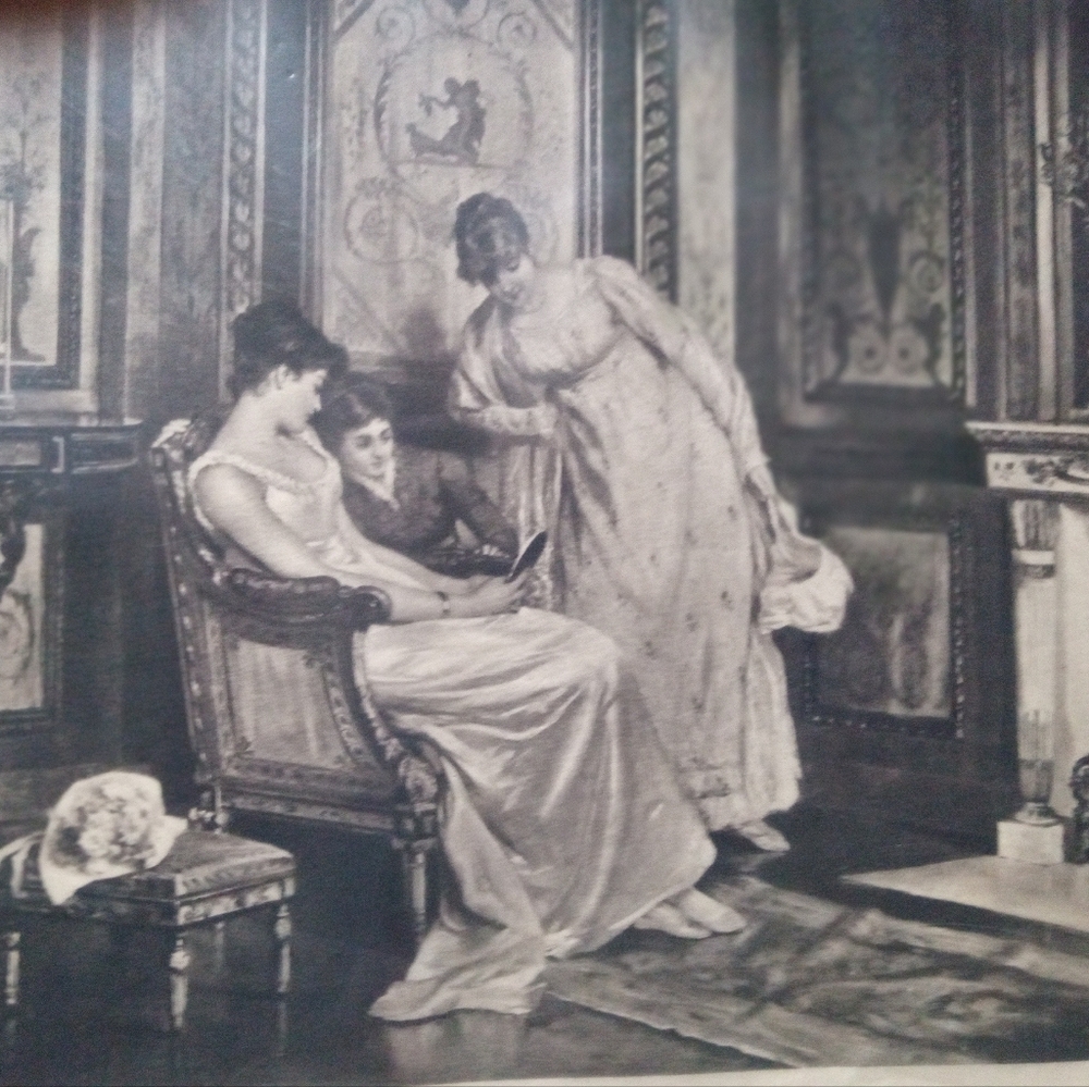 Ca 1890 Antique Photogravure